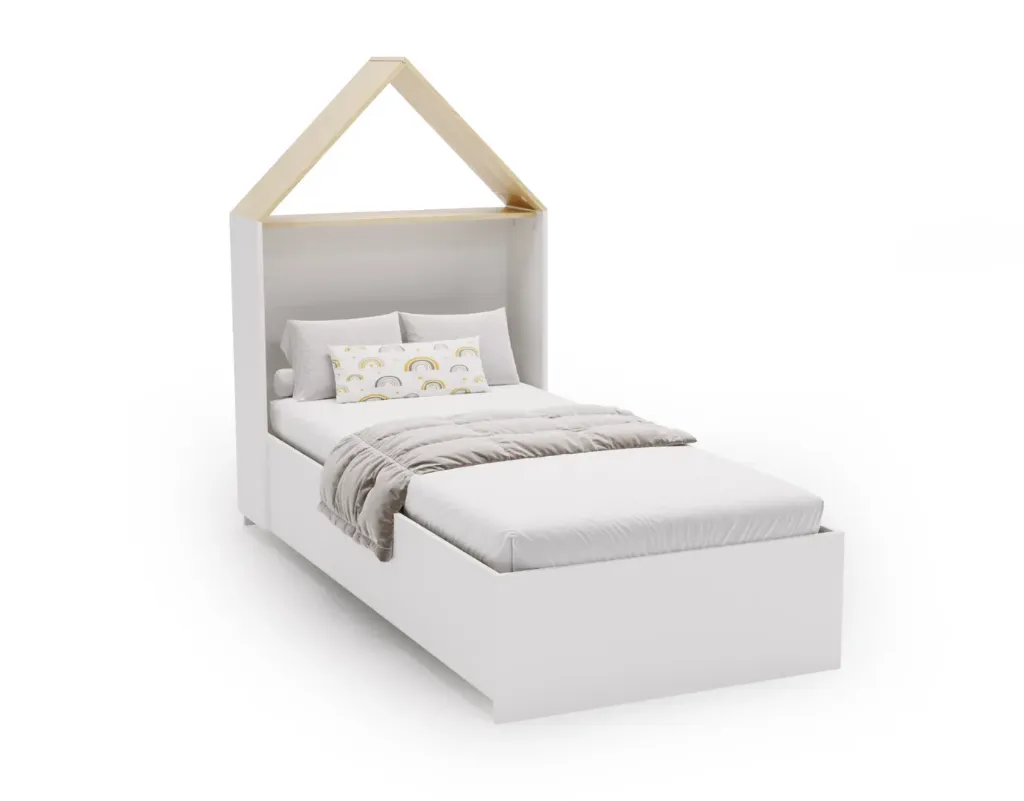 Детско легло тип къща PUFFI с рамка