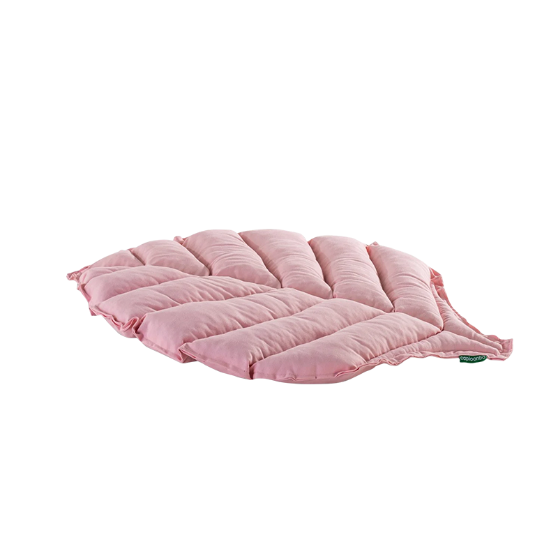 [012125] Детска възглавница PINK HOUSE листо - розова