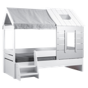 Детско легло къща WHITE HOUSE - 90 x 200