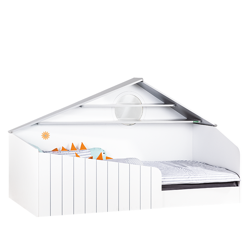 [012178] Детско легло къща Монтесори BIRD HOUSE 100 х 200