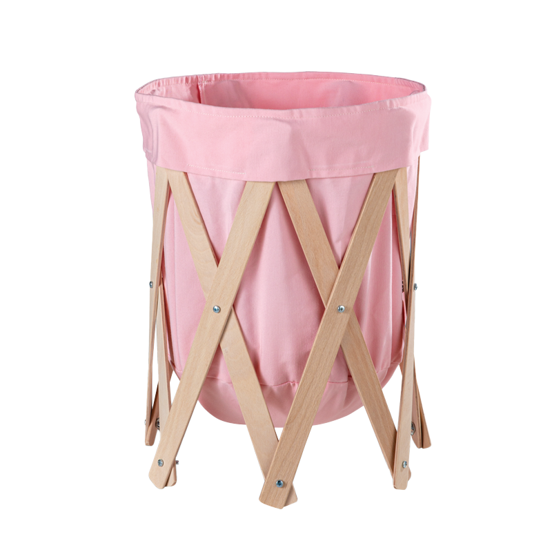 [012204] Кош за играчки MY HOUSE Woodba (Розов)