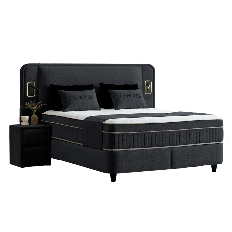 Тапицирана спалня с матрак CANCUN 180 x 200