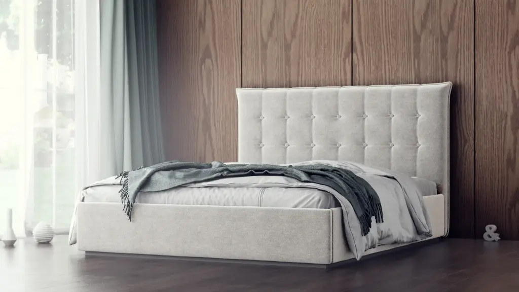 [002056] Тапицирано легло Athens (160 х 200, бежово)