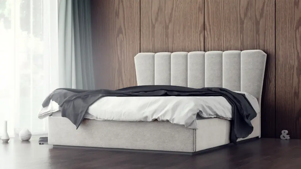 [002163] Тапицирано легло Porto (160 х 200, бежово)