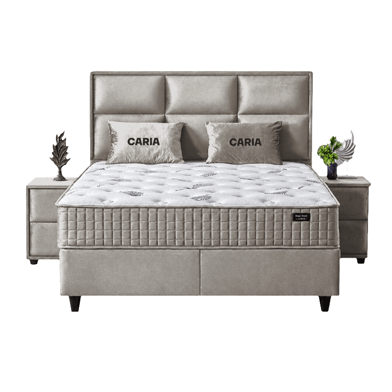 [013991] Тапицирана спалня с матрак CARIA 160 x 200