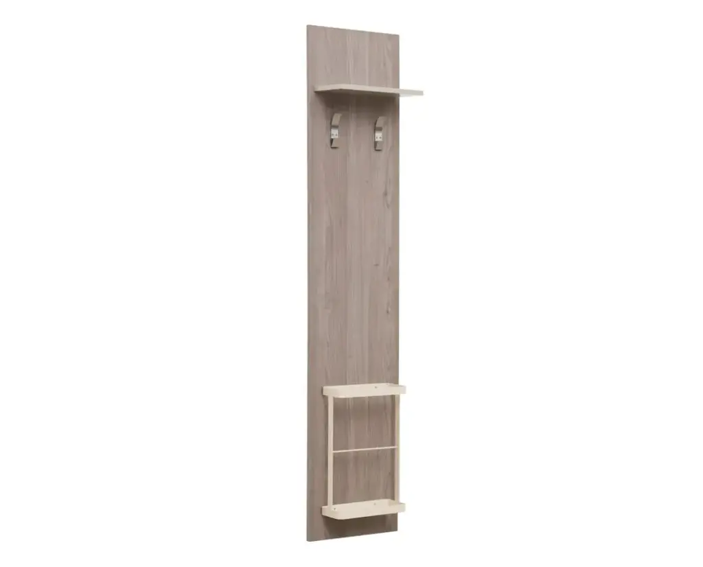 [002424] Пано със закачалки Elegance Line (nordic oak + sand gloss)