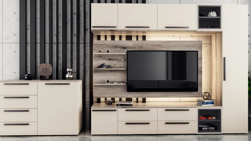 [C100025] Секция Kiara (дъб фосил евоук + сатен)