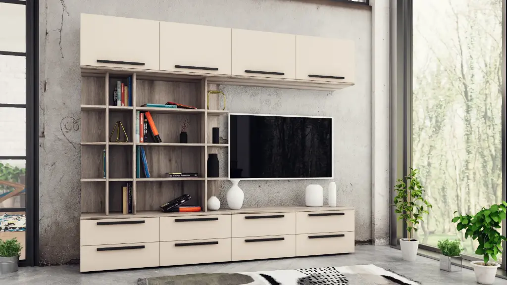 [C100029] Секция Kiara 3 (дъб фосил евоук + сатен)