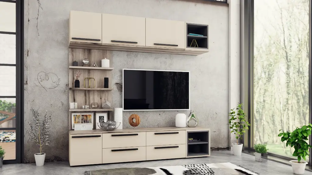 [C100033] Секция Kiara 5 (дъб фосил евоук + сатен)