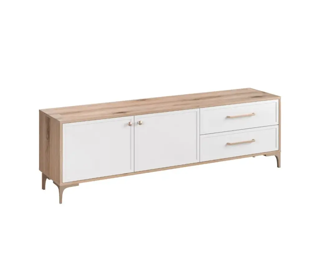 [002786] ТВ шкаф Alba (natural canella + white)