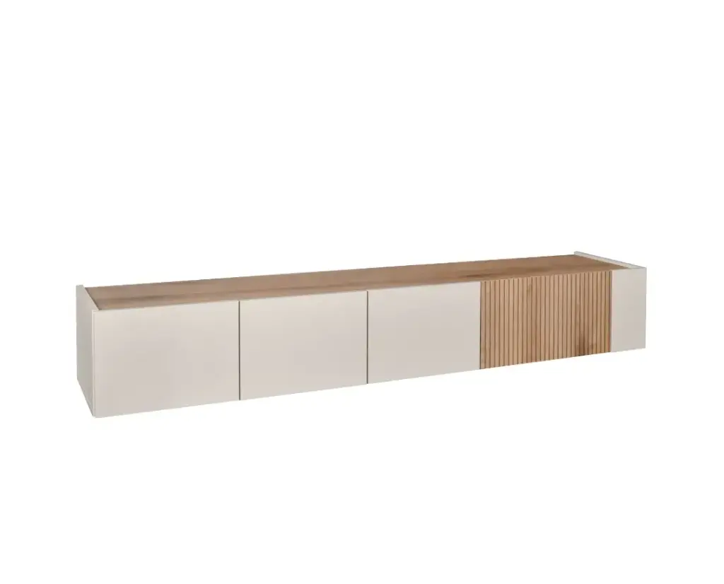 [002922] ТВ шкаф Smart (natural canella strata + cashmere)