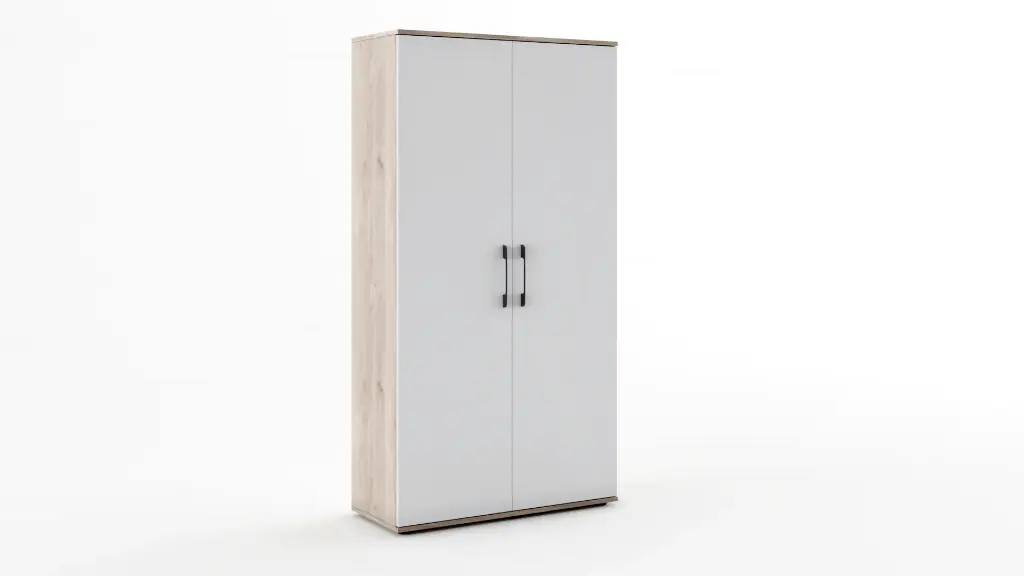 [1382] Sentinel M12- гардероб (greige castello oak + moonlight MDF)