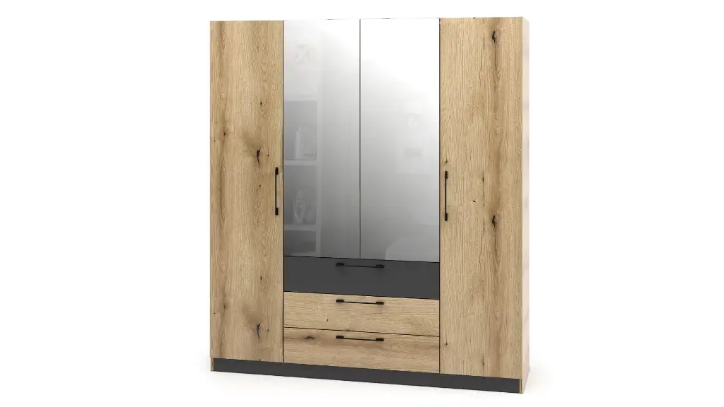 [003499] Гардероб Pulsar (coast evoke oak + anthracite, 165)