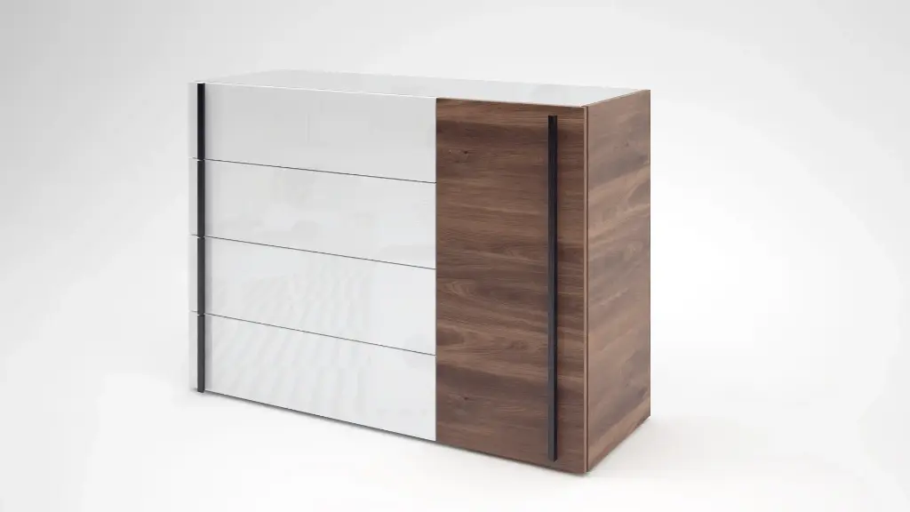 [1226] Скрин Trento (brandy castello oak + white gloss)