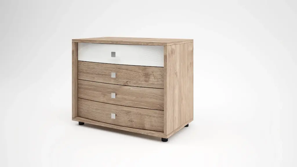 [008774] Скрин Viena (gold harbor oak + white gloss MDF)