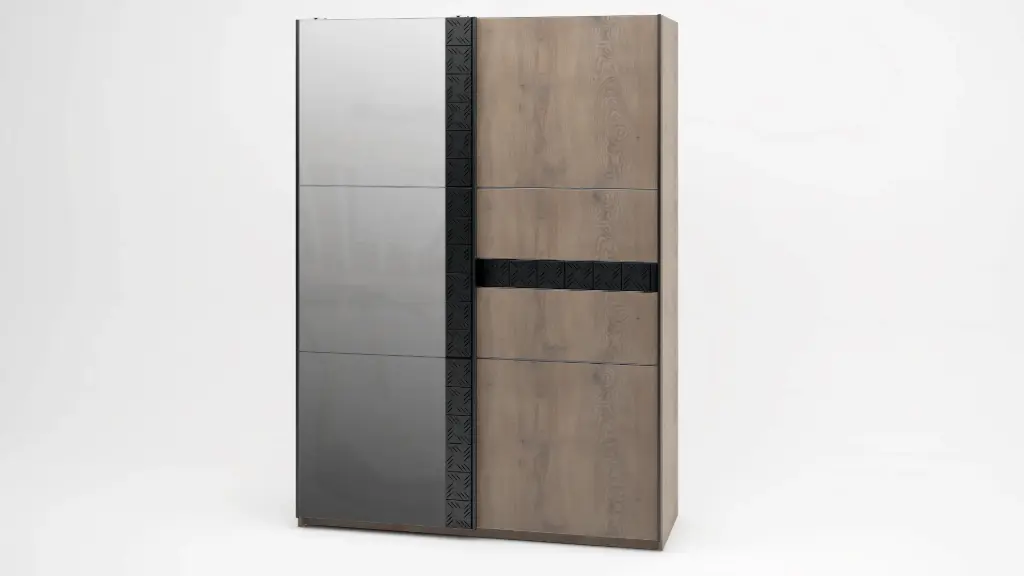 [009057] Гардероб Modena (cannolo cremona oak + soft black U899 ST9 EGGER, 160)