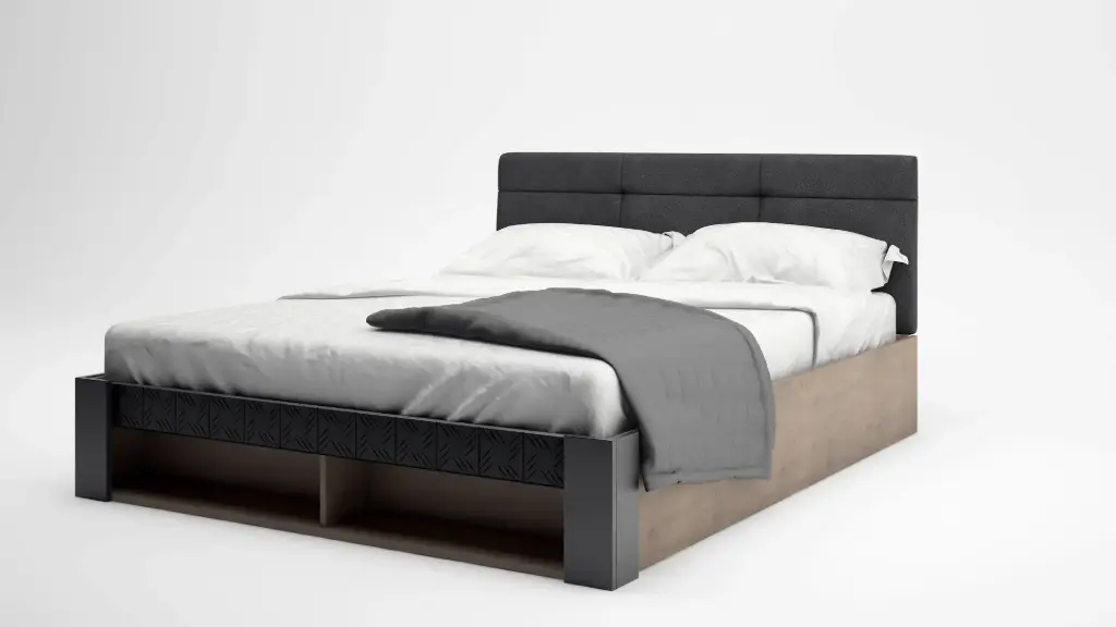 [009061] Легло Modena (cannolo cremona oak + soft black U899 ST9 EGGER, 140 х 200 см)