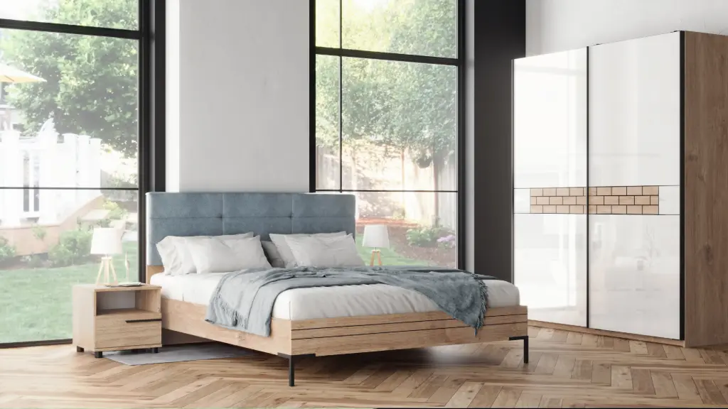 [009126] Спален комплект Line- конфигурация 2  (140, V01, 140 х 200 см, ролкови, Rinaldi 03)