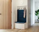 Шкаф за обувки със седалка и закачалка ANDY