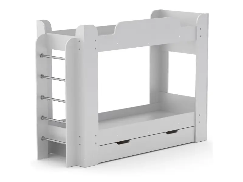 [009839] Двуетажно легло Компанит Твикс  (white)