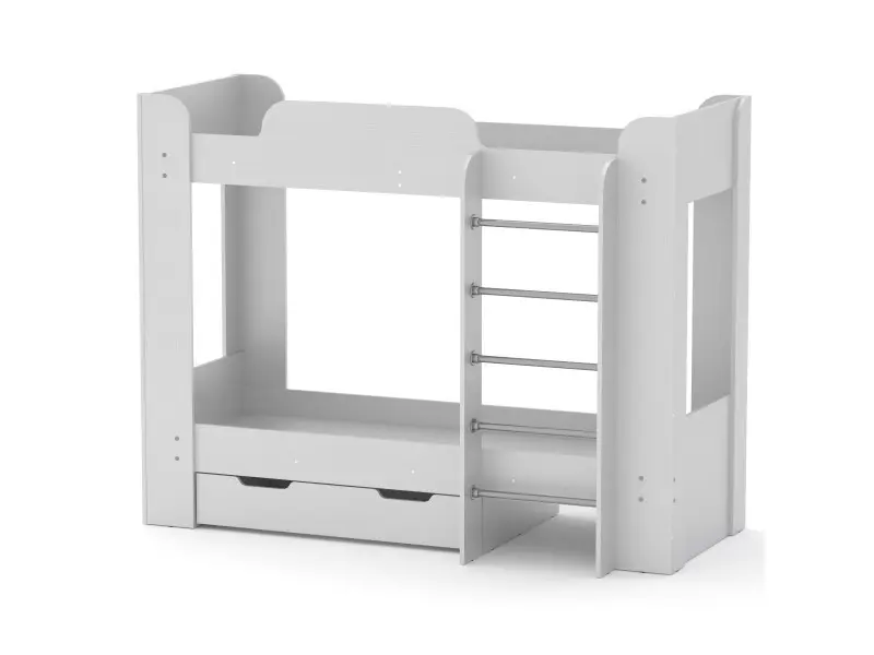 [009843] Двуетажно легло Компанит Твикс 2 (white)
