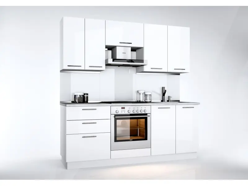 [009902] Кухня GLORY  (white gloss)
