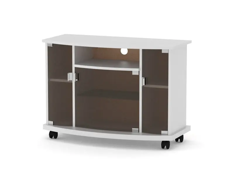 [009909] ТВ шкаф Компанит NEW Америка  (white)