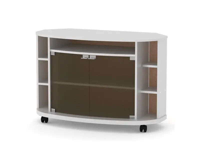 [009915] ТВ шкаф Компанит Хортица  (бяло)