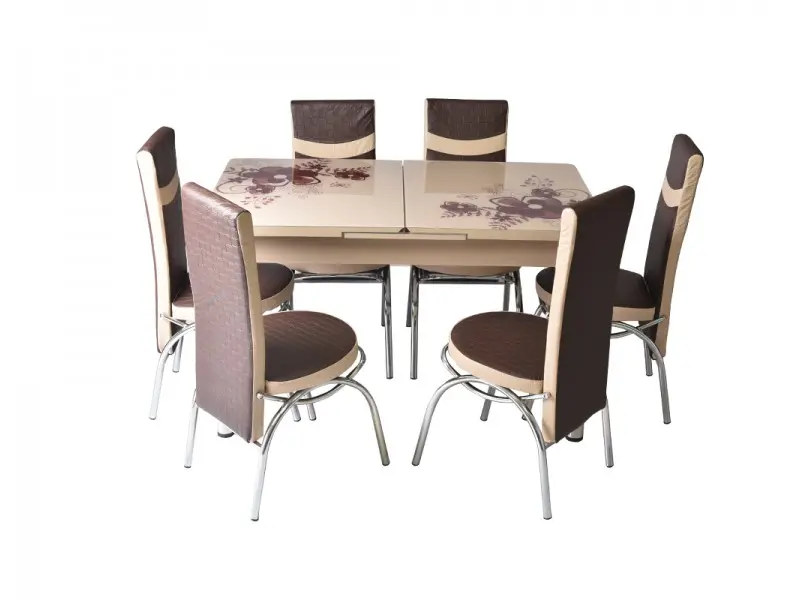 [009934] Трапезен комплект - маса с 6 стола 