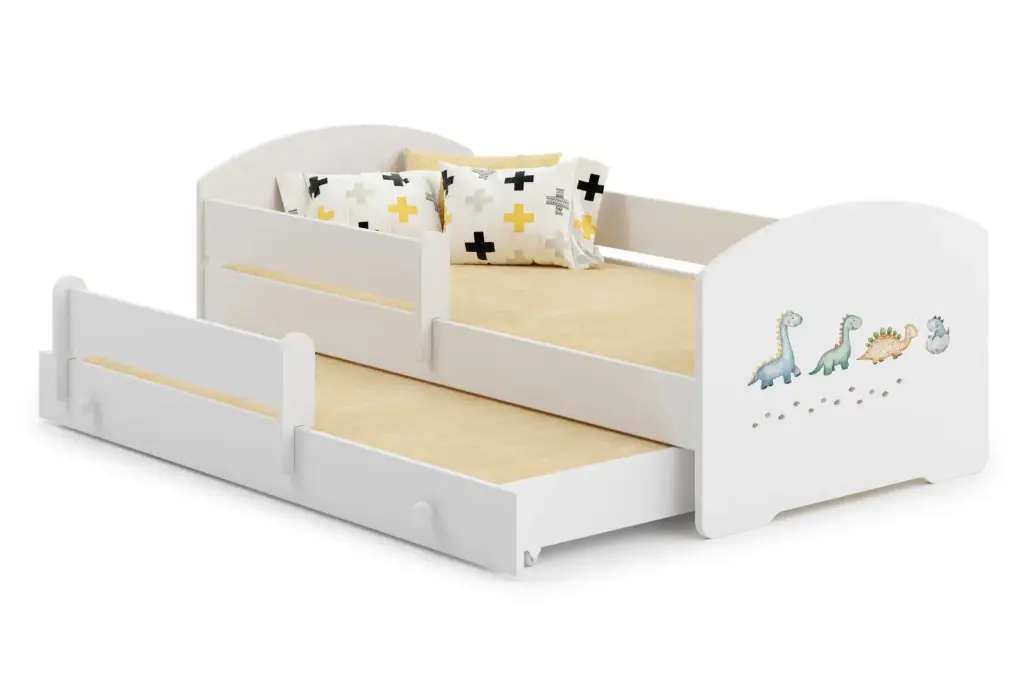 Детско двойно легло LUK II с разтегателен механизъм с различни мотиви