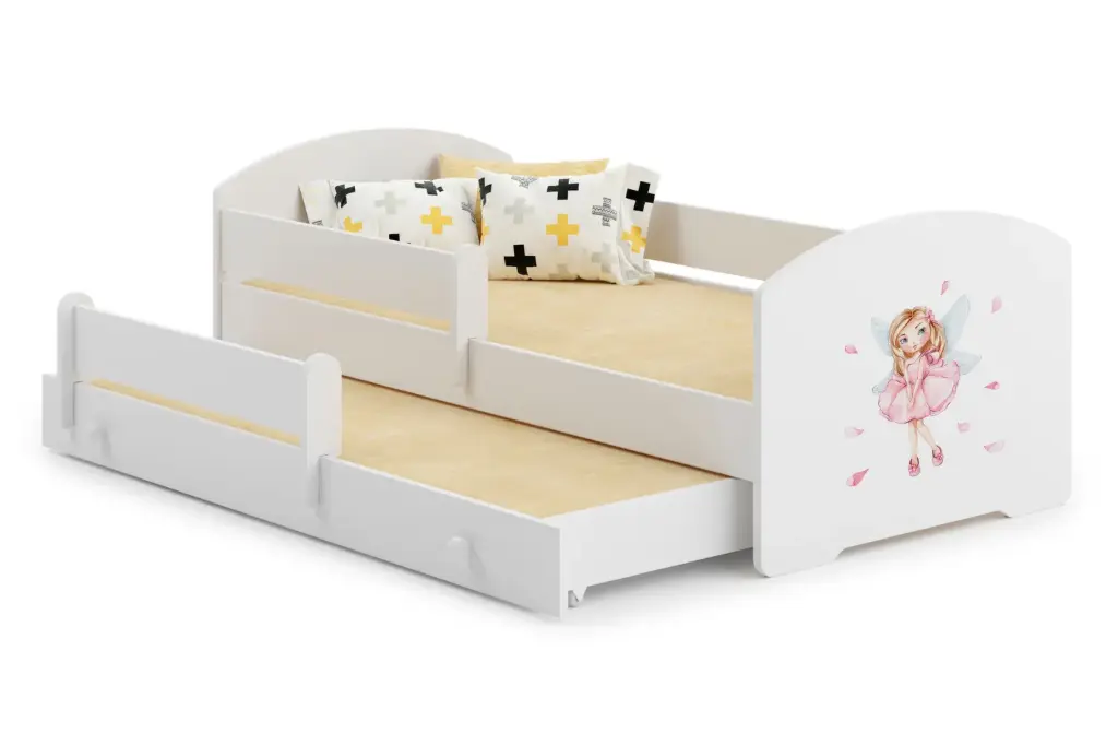 Детско двойно легло LUK II с разтегателен механизъм с различни мотиви