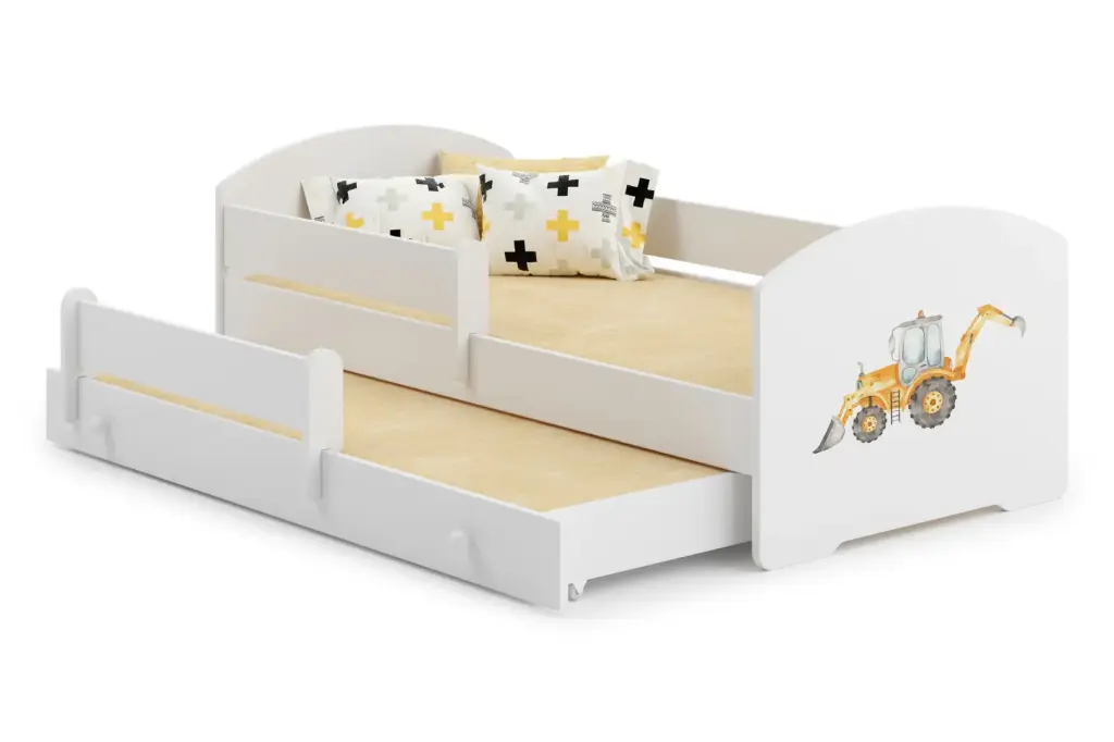 Детско двойно легло LUK II с разтегателен механизъм с различни мотиви