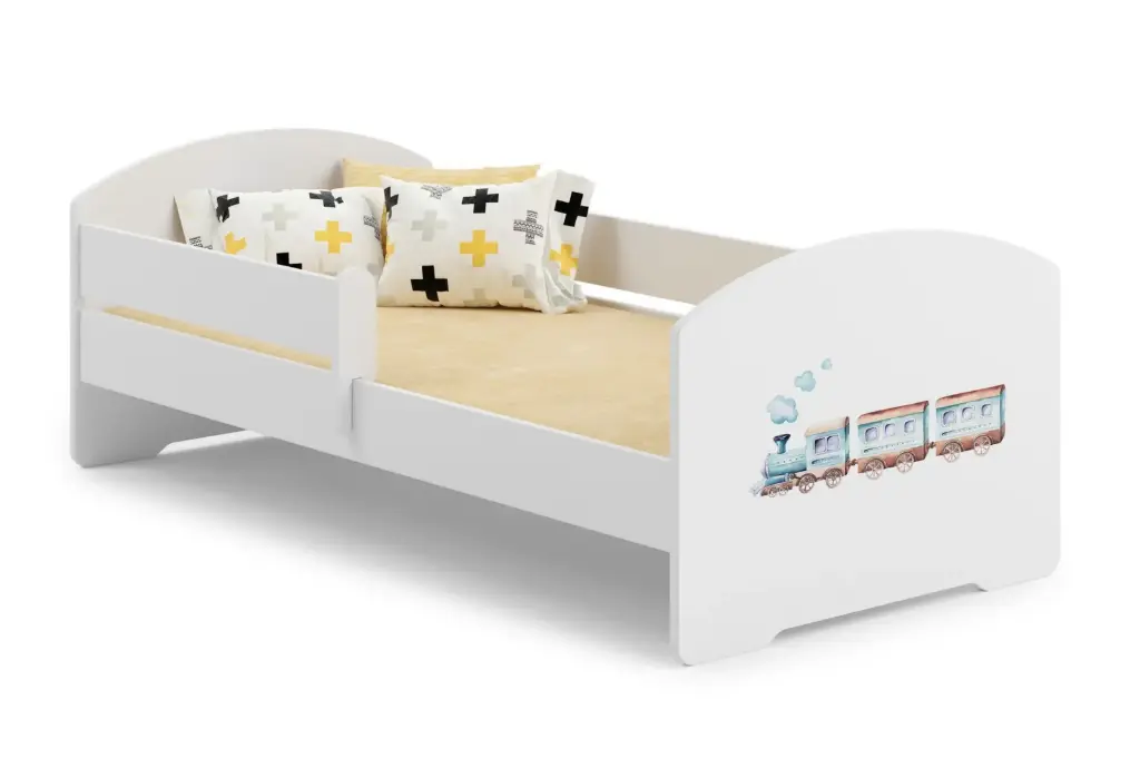 Детско легло Luk с парапет и различни мотиви