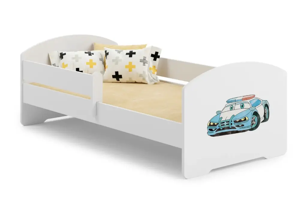 Детско легло Luk с парапет и различни мотиви