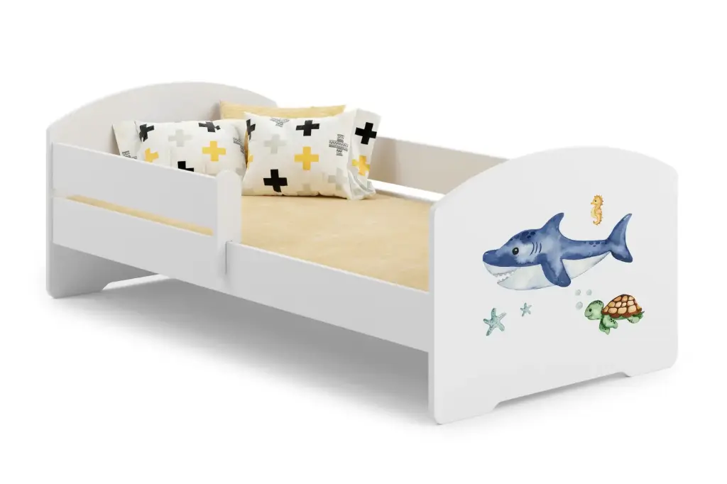 Детско легло Luk с парапет и различни мотиви