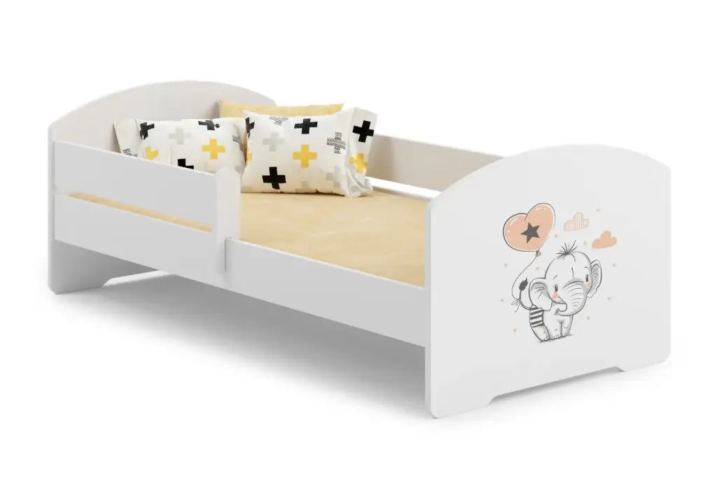 Детско легло Luk с парапет и различни мотиви