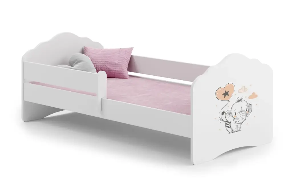 Детско легло FALA с парапет с различни мотиви