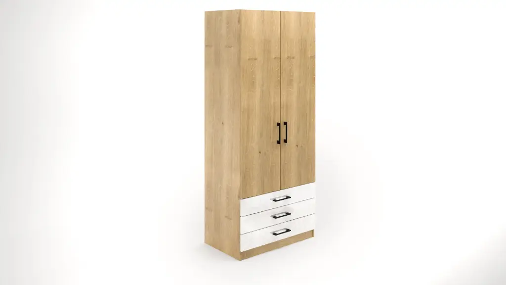 [010587] Двукрилен гардероб Integra Plus
