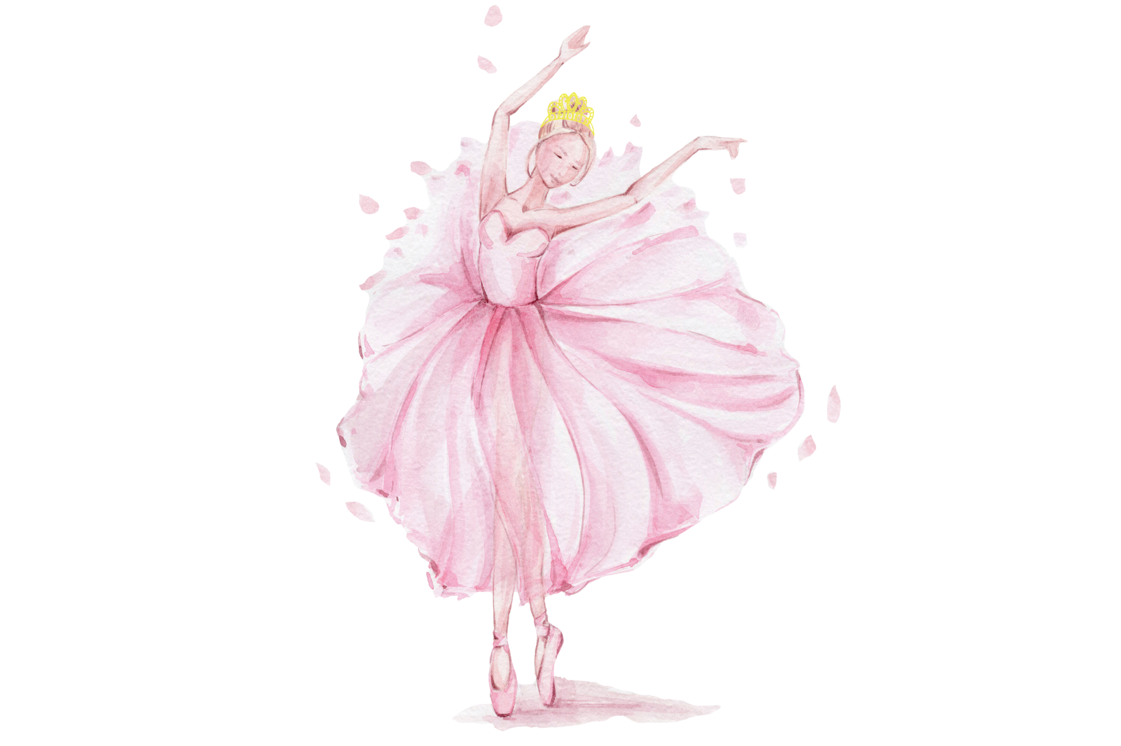 Мотив: ballerina with crown