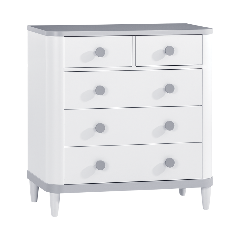 [013478] Скрин за дрехи с пет чекмеджета ADEN