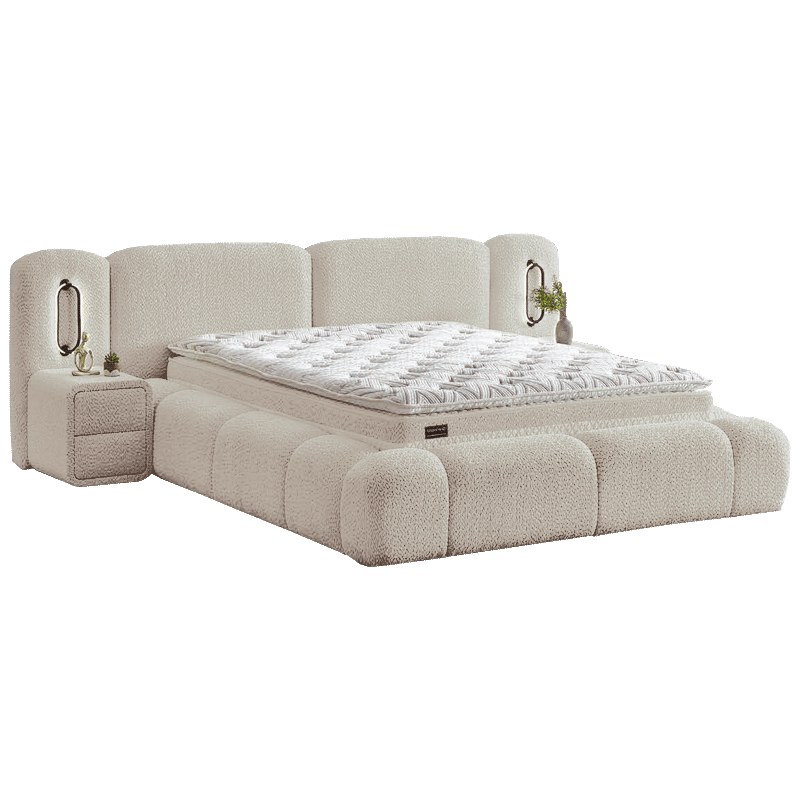 [013804] Тапицирана спалня с матрак BUMBY LUX 160 x 200